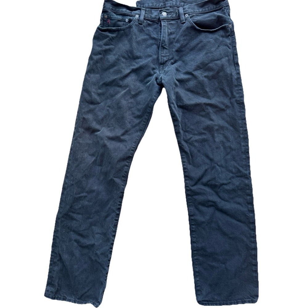 Polo Ralph Lauren Dungarees Black Straight Leg Jeans Men's 33x32 Classic Fit